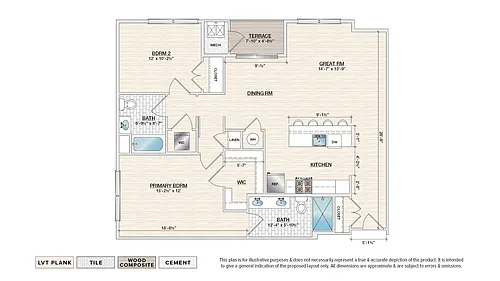 Floor plan The Glenmont (LE-G)