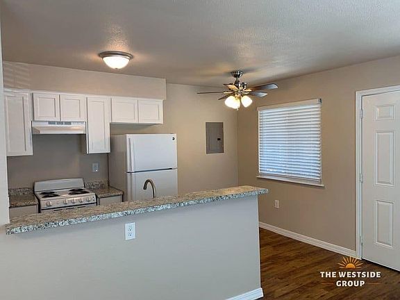 kitchen and dining area
