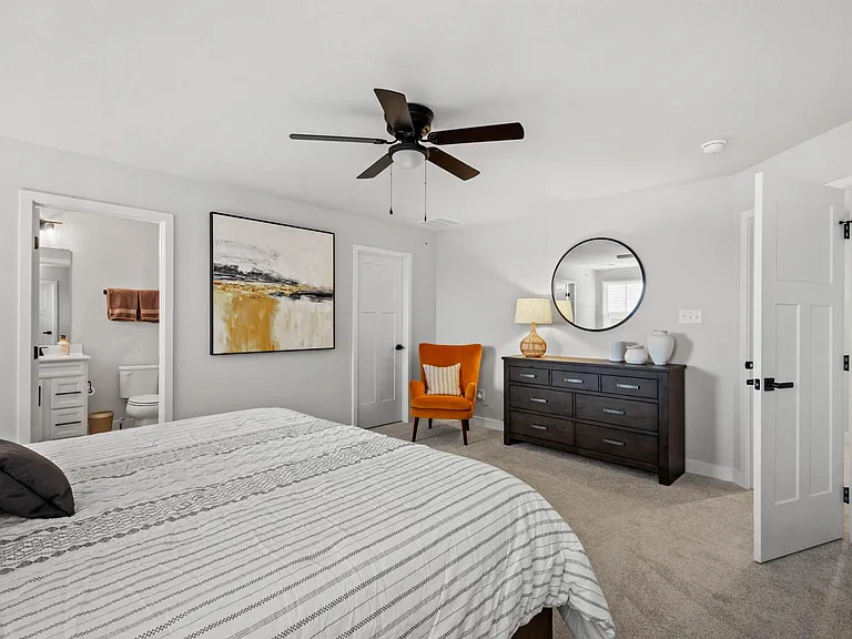 Plenty of room to relax in the main suite