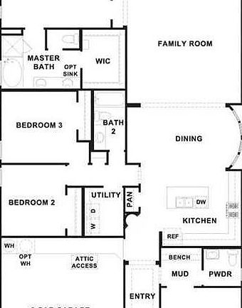 Single story, open floorplan