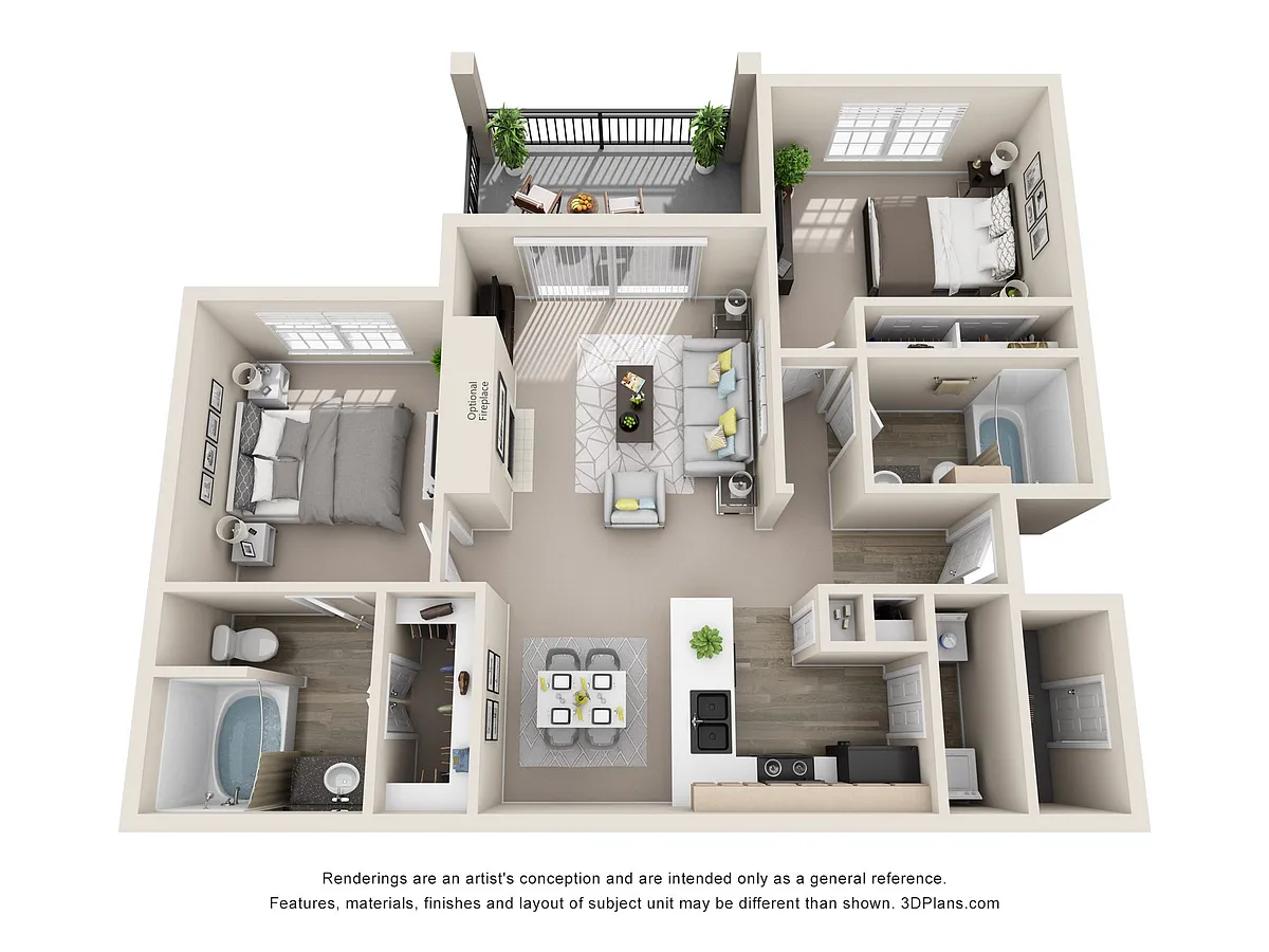 Floor plan B1, The Lopez