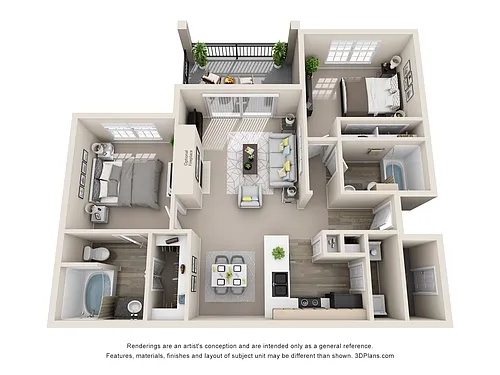 Floor plan B1, The Lopez