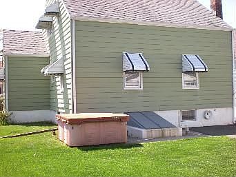 Rear Yard wth Hot Tub