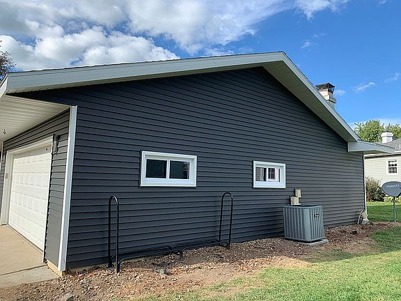 New siding and window south