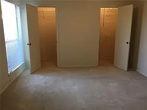 Master bedroom has 2 walk in closets.