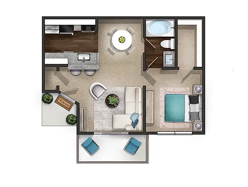 Floor plan Evian