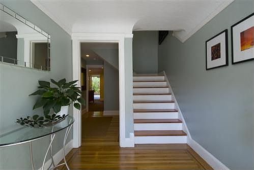Beautiful foyer with period details