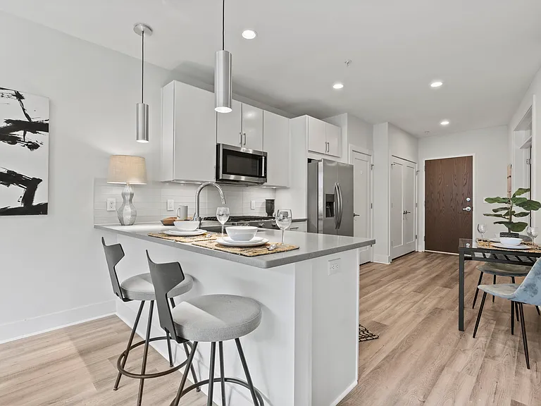 Kitchen and dining area