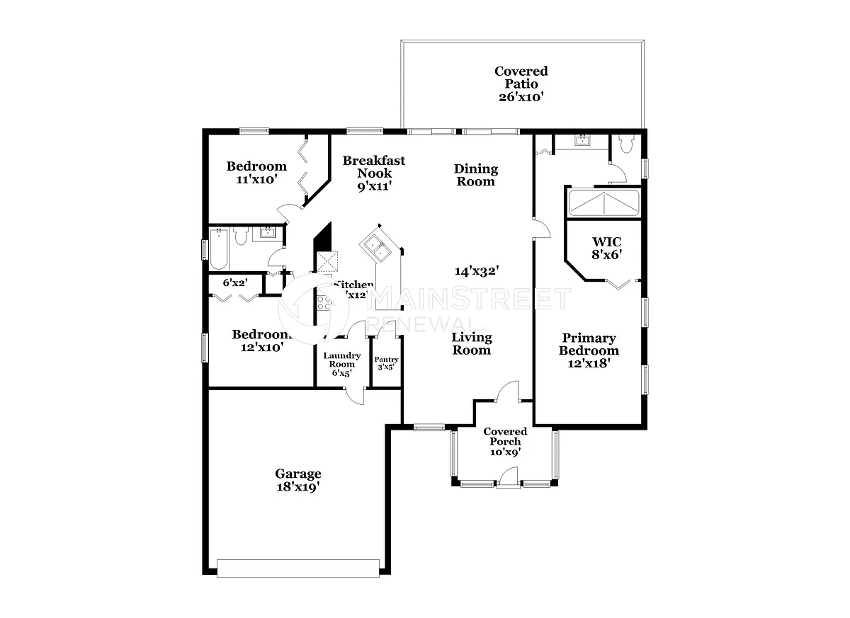 Floor Plan - 5316 Benton St