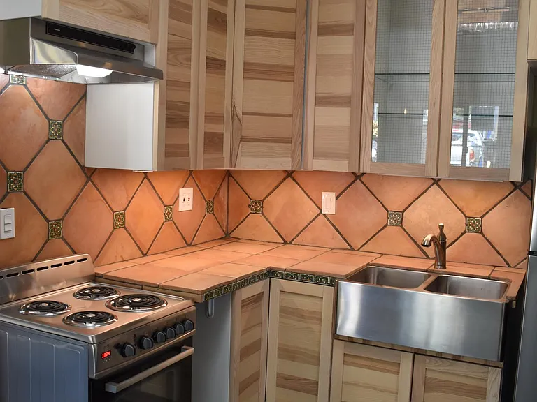 kitchen with under cabinet lights