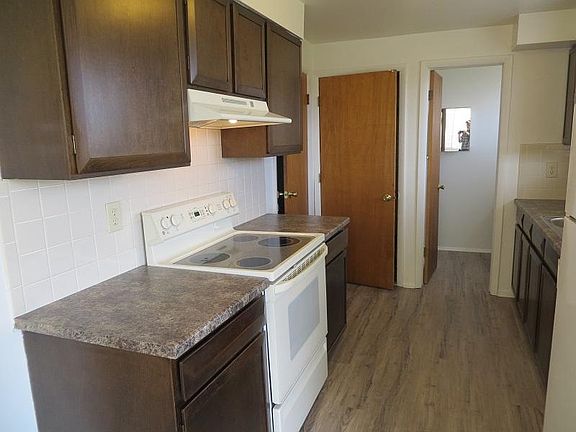 Kitchen, half bathroom