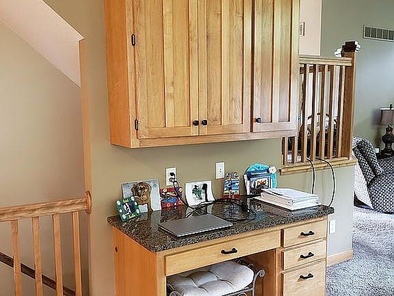 Kitchen desk/storage