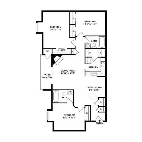 Floor plan C1