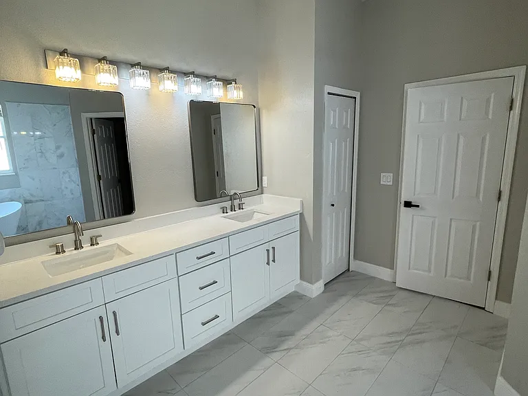 Master Bath double sink