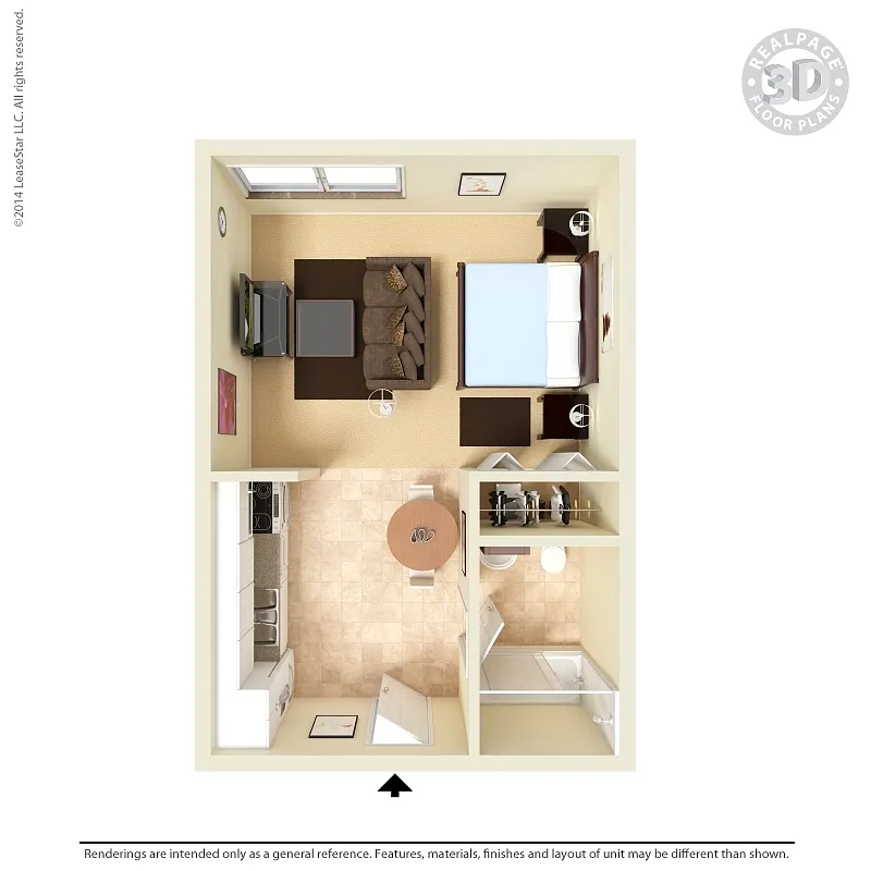 Floor plan Studio