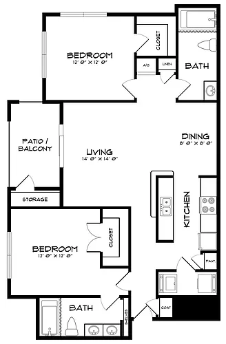 Floor plan The Bluestone