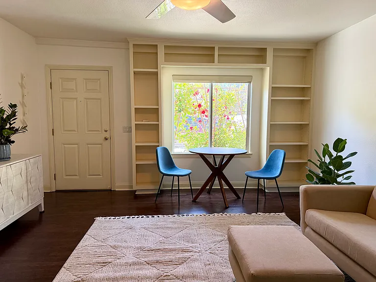 Living space looking towards front door