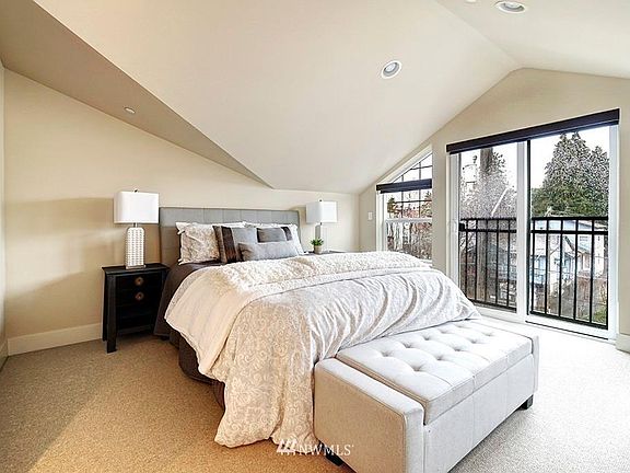 Primary bedroom suite occupies the whole top floor