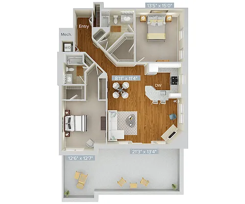 Floor plan B8-1145