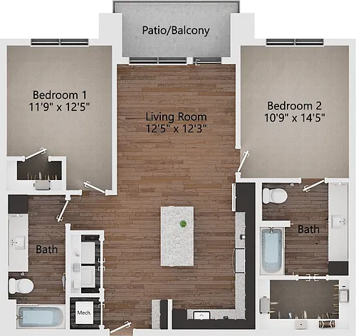 Floor plan B2