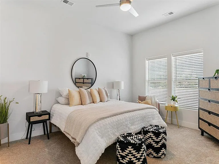 Light-filled bedrooms