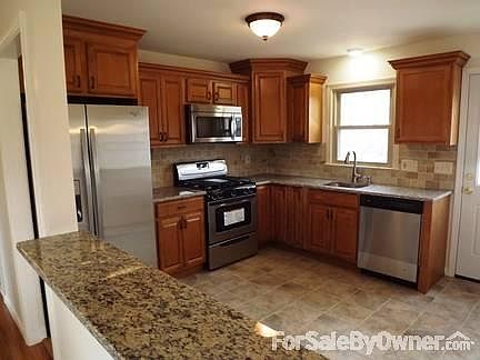 brand new stainless steel appliances