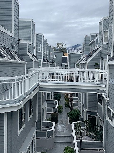 Courtyard corridor