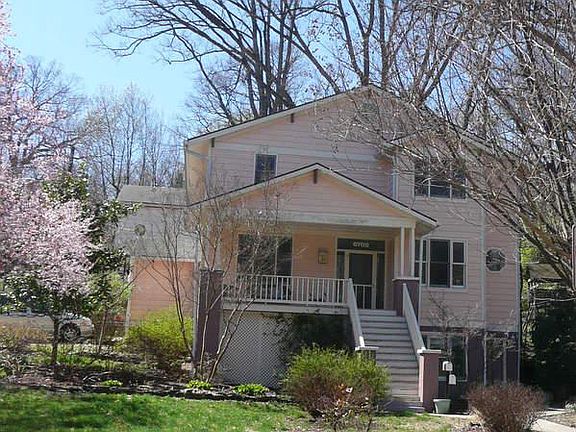 The apartment is on the ground floor of this single family house.