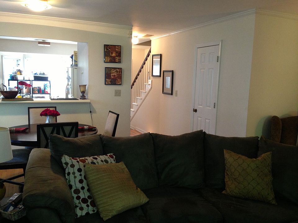 An overview of the living area toward the dining room