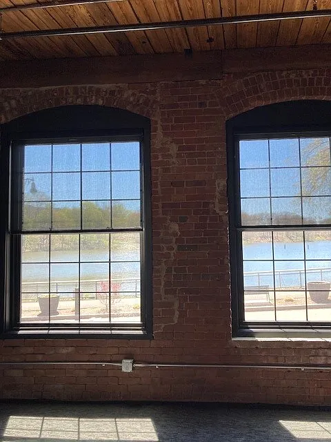 front room pond view