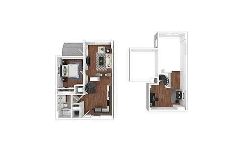 Floor plan A14 - Renovated