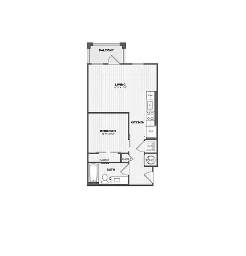 Floor plan Studio-S1