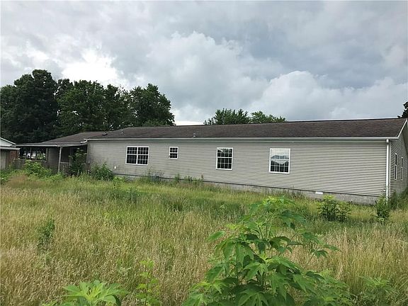 Rear of house