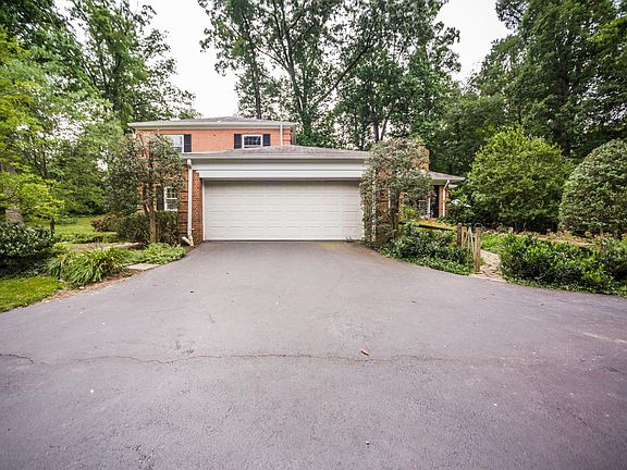 Full size two car garage.