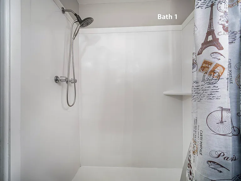 Full bathroom with shower