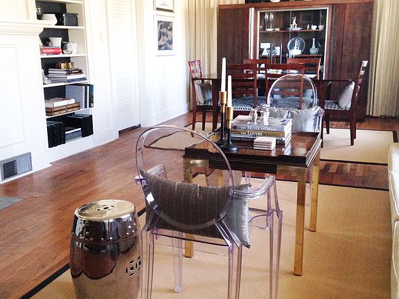 Living room from front door