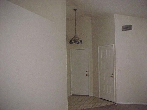 Front Door with High Ceiling