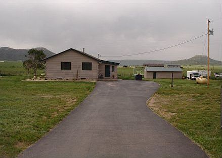 Home coming in driveway