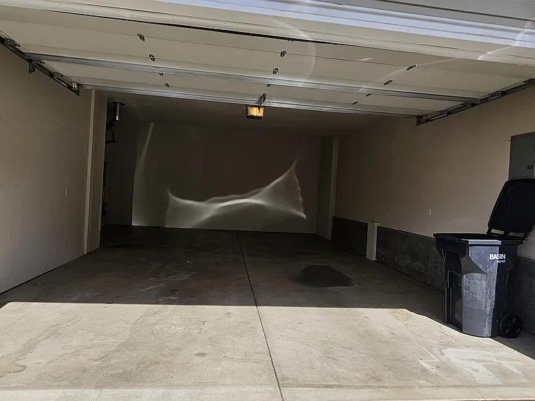 Oversized two car garage