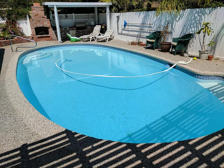 Huge, beautiful pool, maintenance included! Safety fence also available for families!
