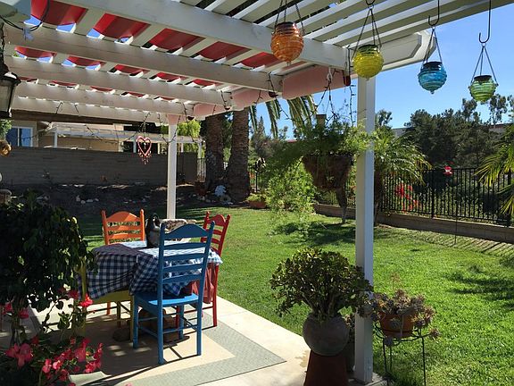 back patio / back yard