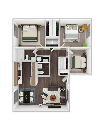 Floor plan 3 Bedrooms