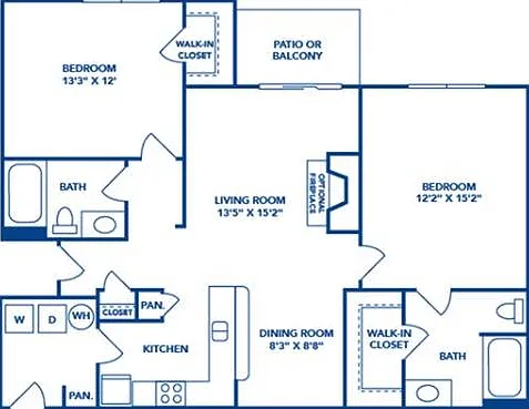 2 Bedroom | 2 Bath | 1175 SF 2 Bedroom | 2 Bath | 1175 SF