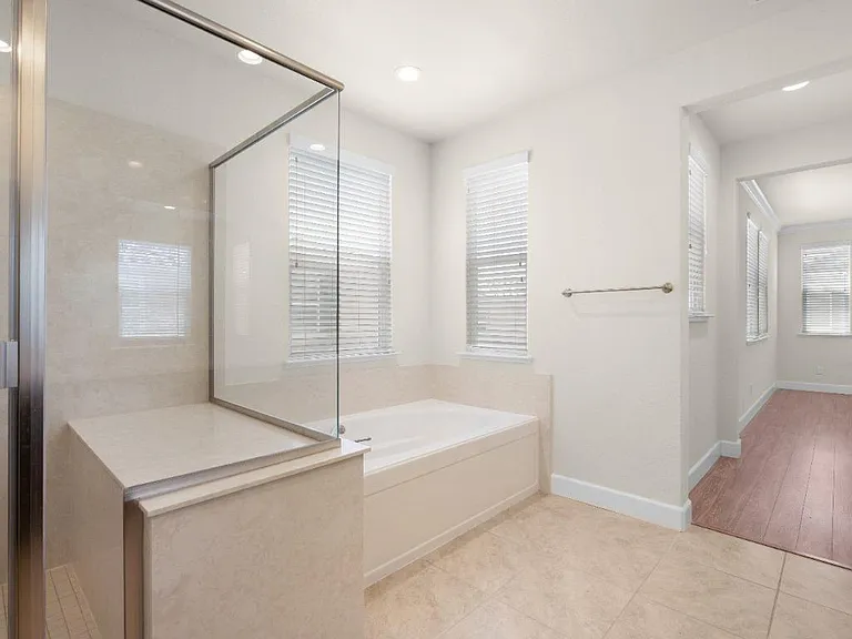 Upstairs: Master bath