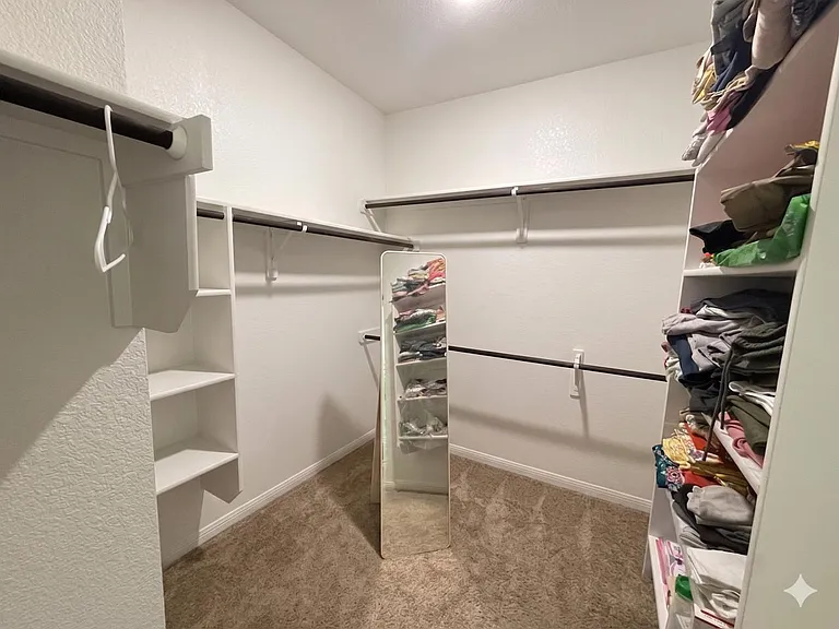 Closet Room with plenty of shelves