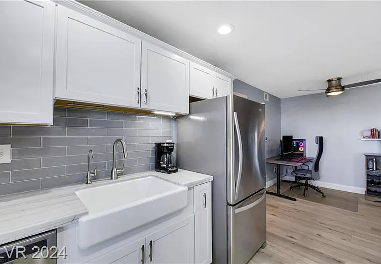 All updated with farmhouse sink