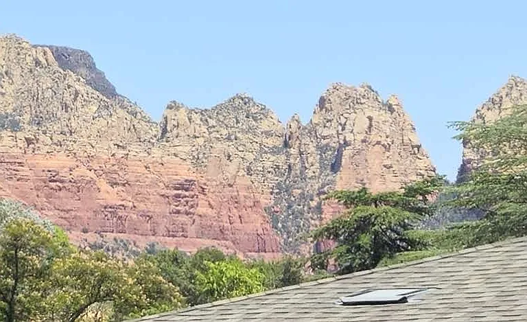 View from backyard