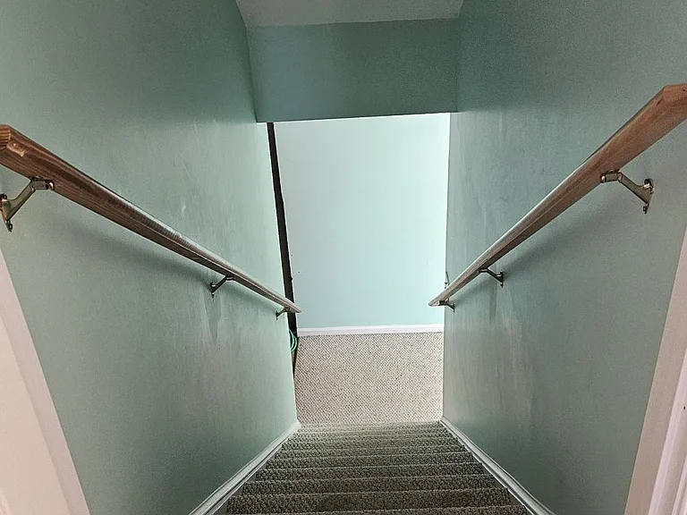 Stairs down to basement