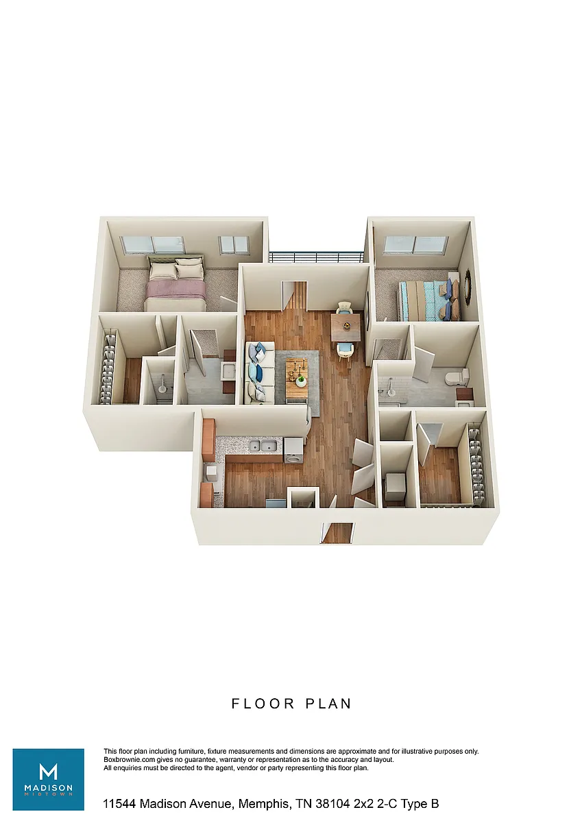 Floor plan 2X2