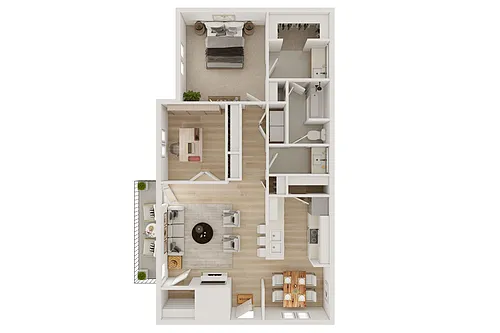 Floor plan B1c